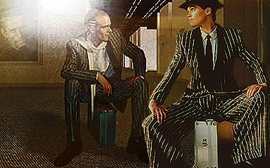 MODERN BUSINESS LOOK - Modern business look created and manufactured by Germany`s fashion designer Torsten Amft. This motive in luxury classic line is a futuristic view of modern business in management.
