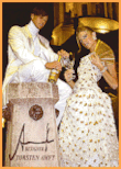 German luxury gala couple fashion for women and men